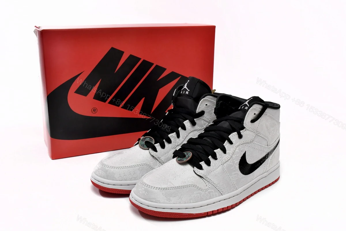 Air Jordan 1 Mid SE Fearless Edison Chen CLOT CU2804-100 — view 2