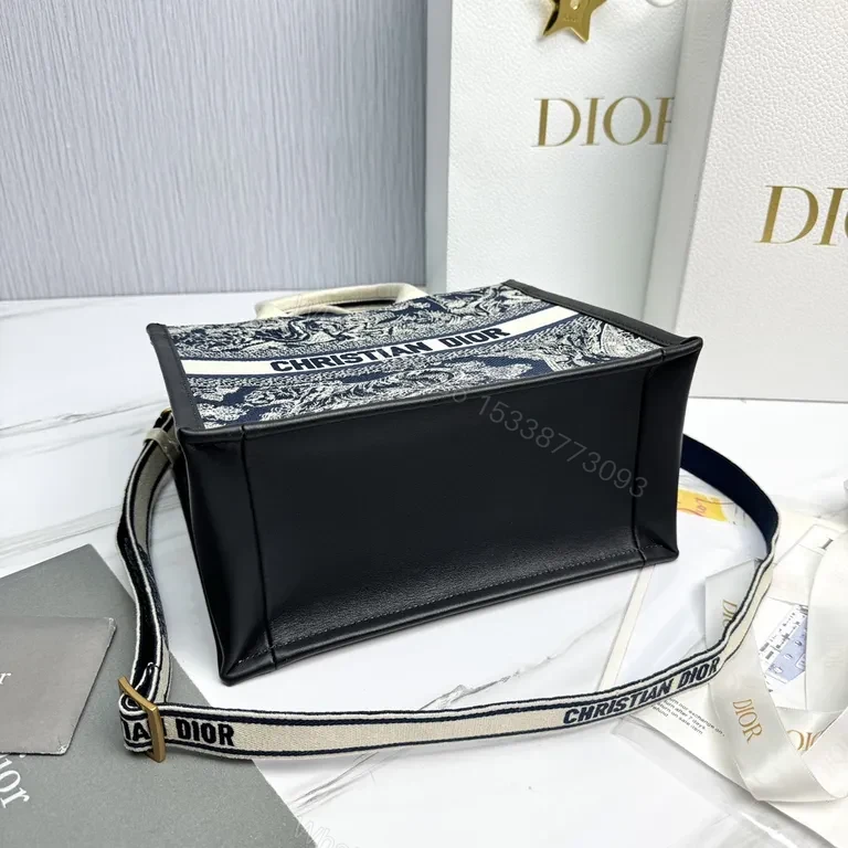 View 5 of Patterned Tote with Baroque Weave + Dior Straps Tote