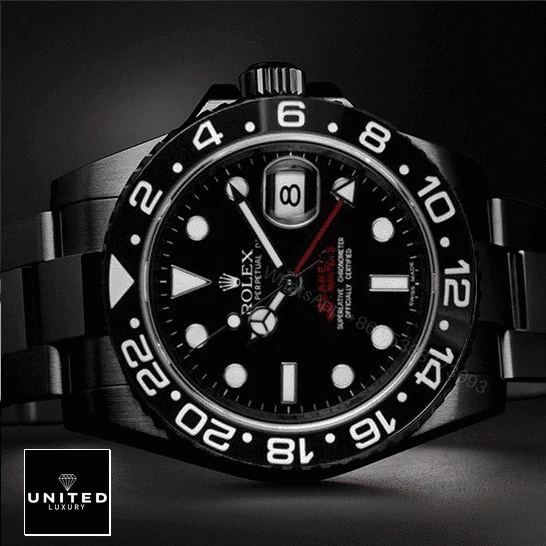 View 7 of Rolex Blaken GMT-Master II Single Red Replica