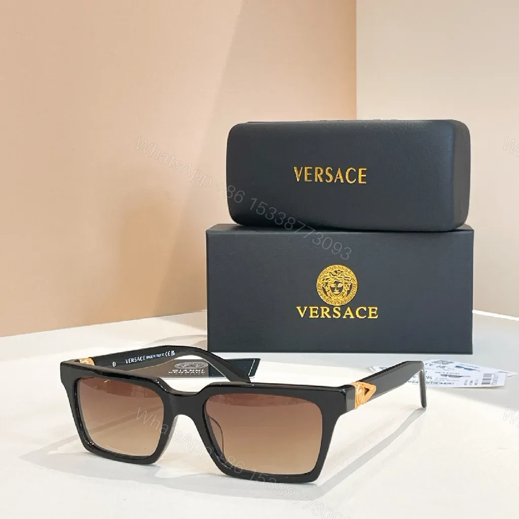 View 2 of White Frame Sunglasses with Gold Accent Detailing - Premium Acetate Sunglasses