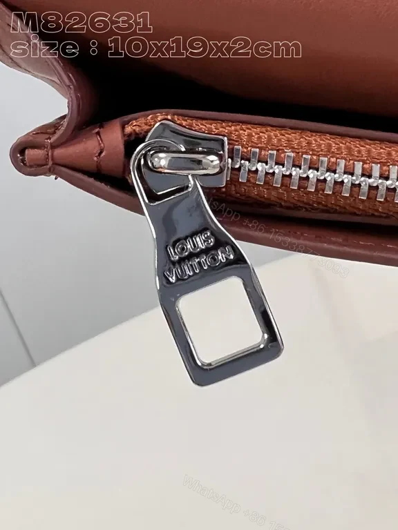 View 8 of Tactile Epi Wallet - Cognac Leather, Designer-Style Card Organizer