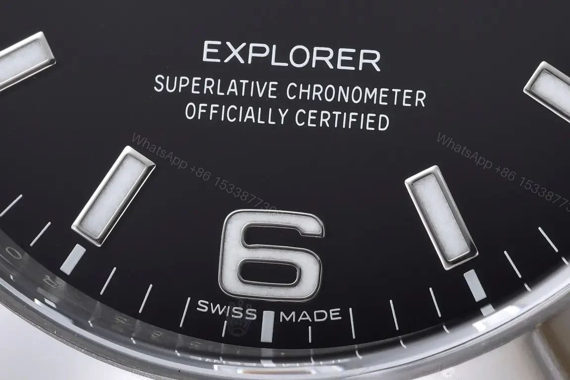 View 4 of Fake Rolex Explorer 40 Black Best Oyster Bracelet 40MM 214270-0003