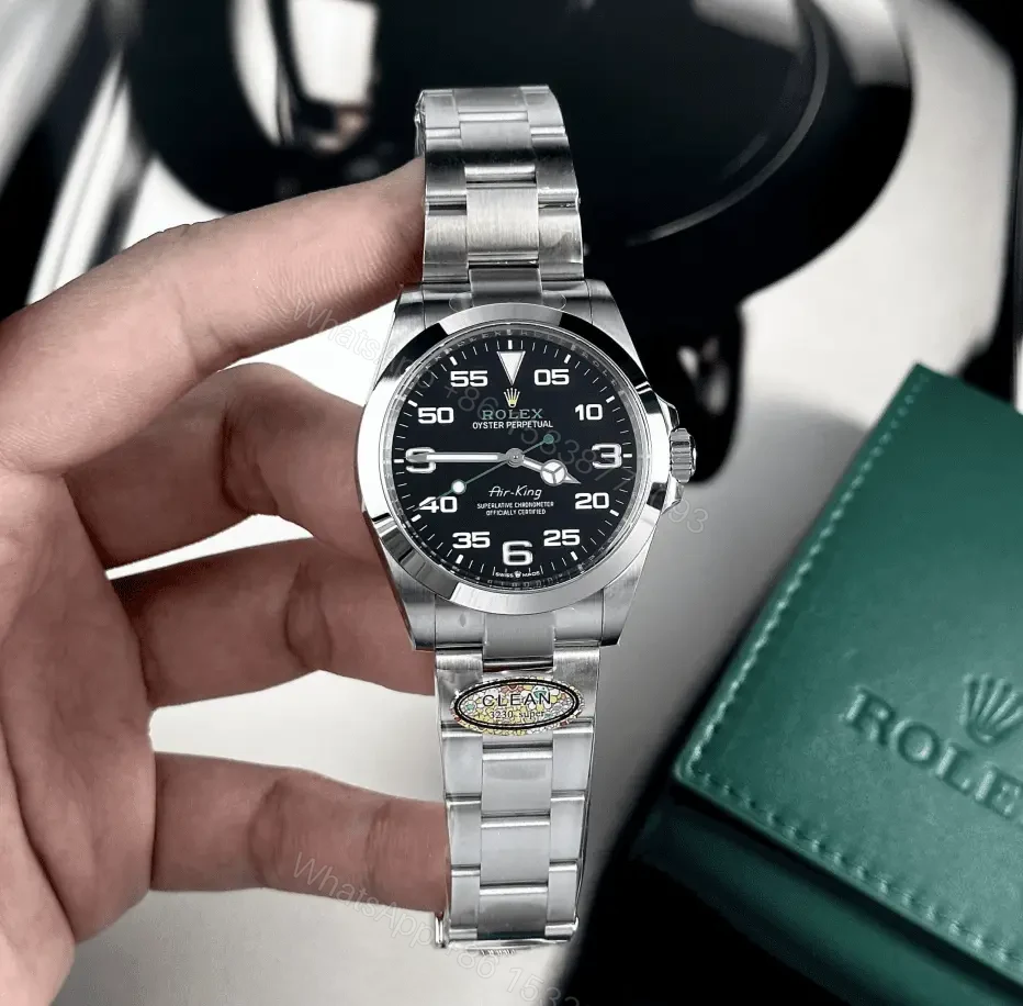View 10 of Rolex Air King 126900 Black Replica