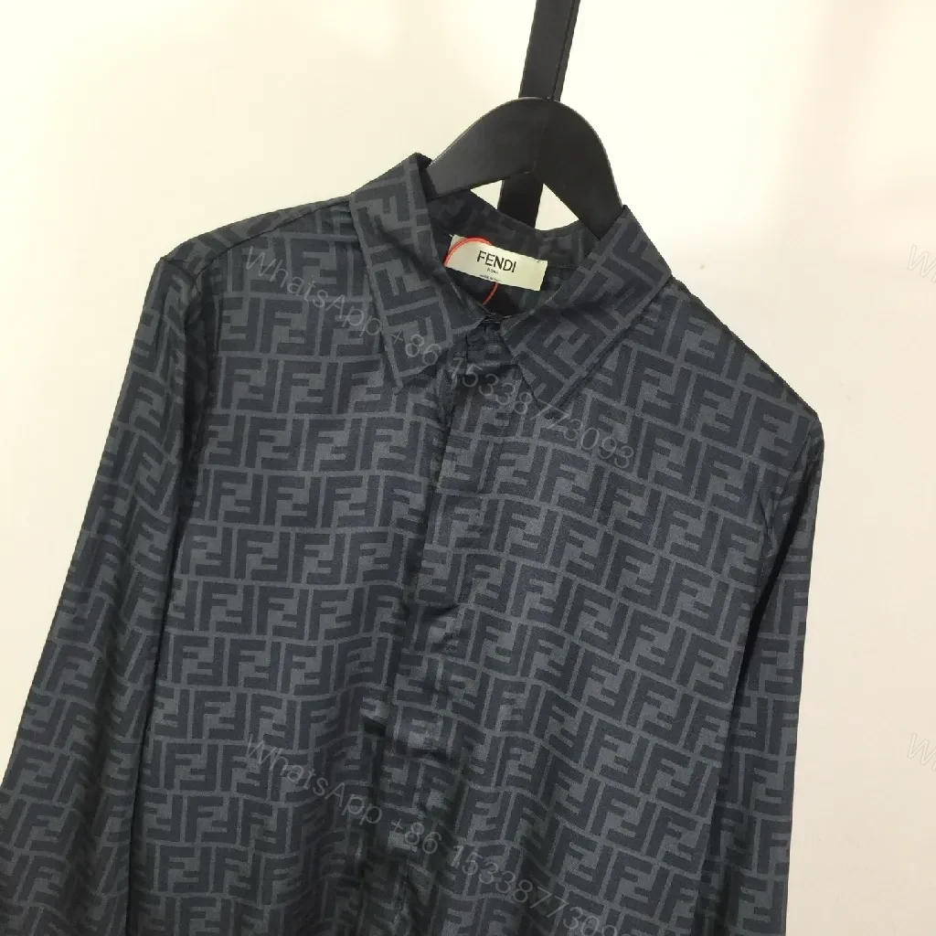 View 6 of Dark Monogram Shirt Jacket: Structured, All-Day Sophistication