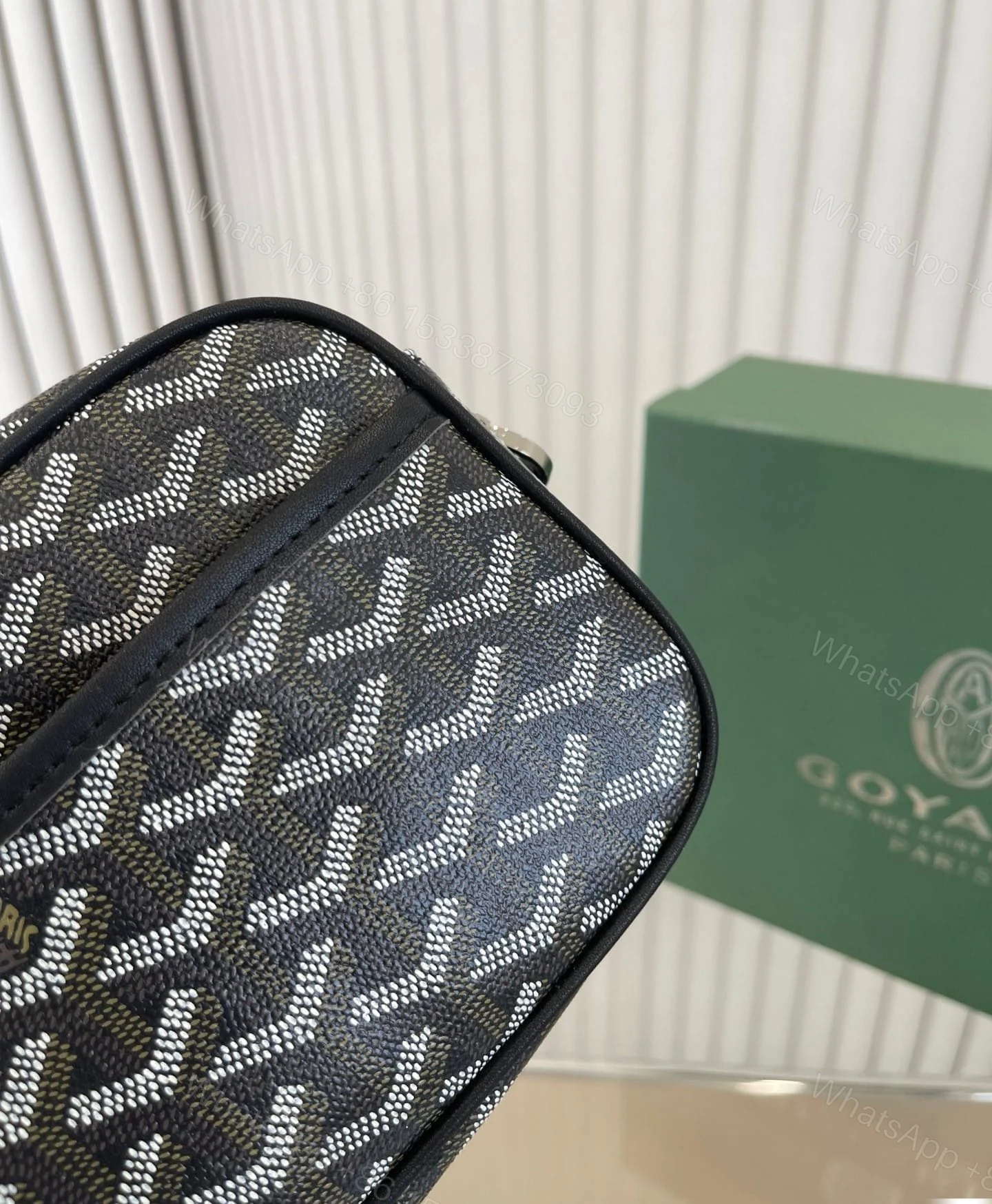 View 8 of GOYARD CAP VERT PM BAG BLACK 22CM CAPVE2PMLTY01CL01P