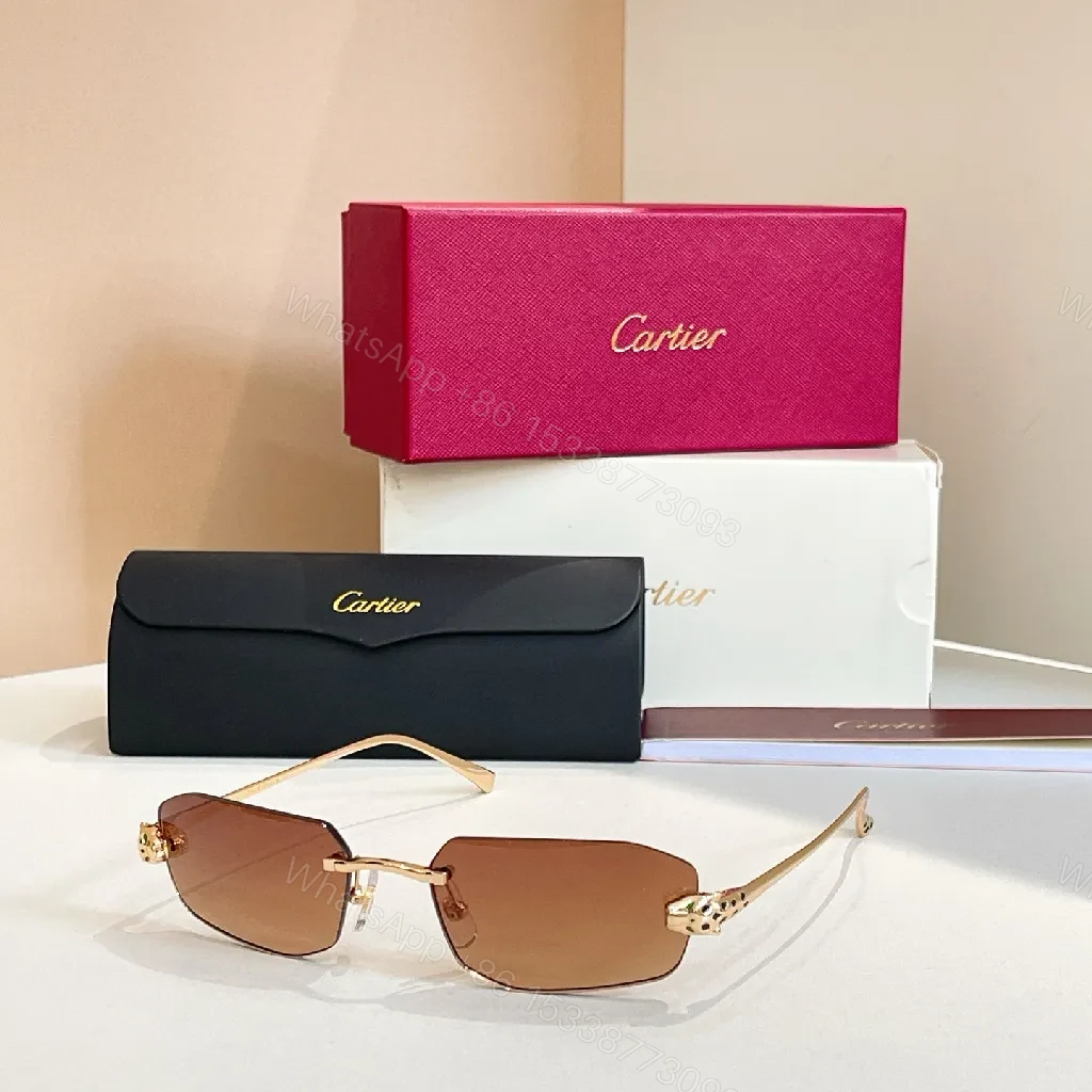 View 5 of Gold-Finish Cat-Eye Sunglasses: Luxury, All-Day Comfort