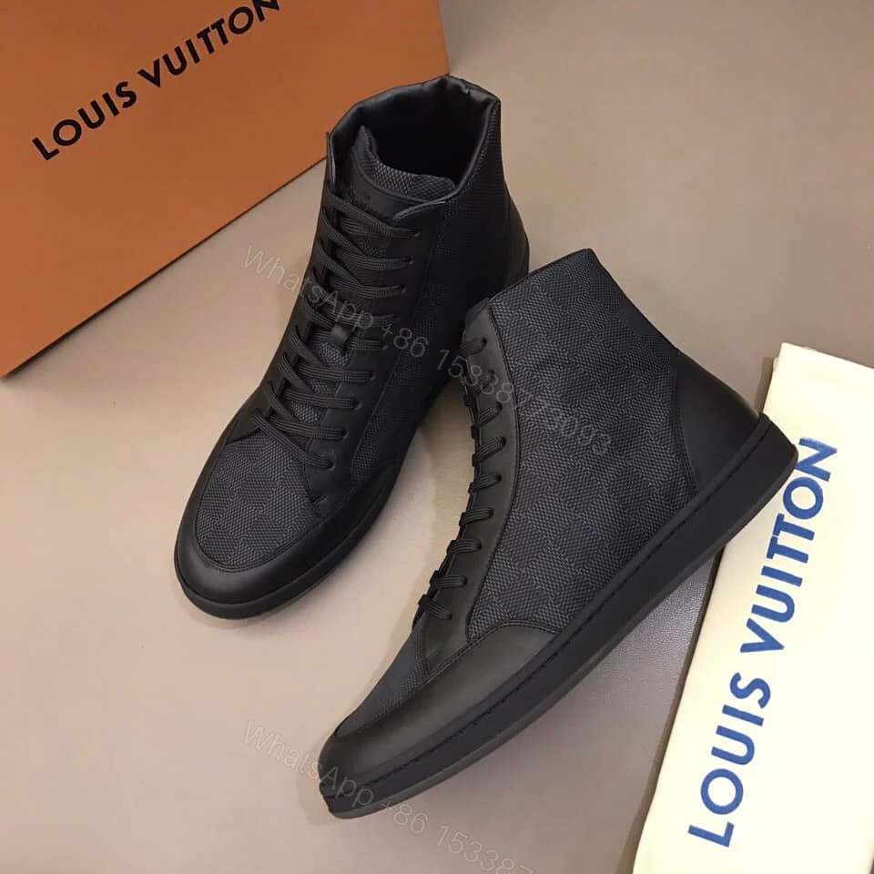 View 4 of LOUIS VUITTON OFFSHORE HIGH TOP SNEAKER ‘BLACK’ – LV47