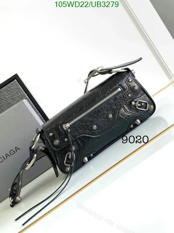View 5 of Le Cagole XS Sling Bag White Dupe Balenciaga 2P1J37