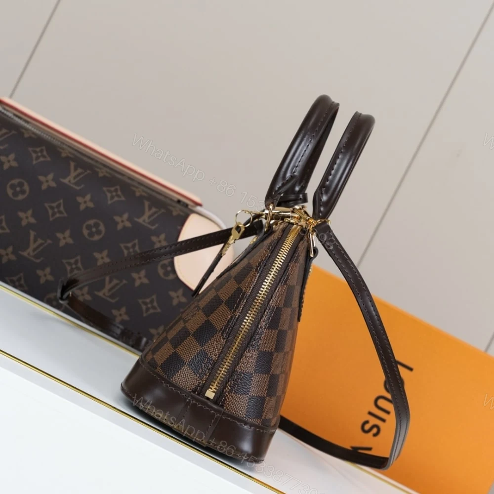 View 3 of Louis Vuitton Alma BB Damier Dark Brown 23Cm
