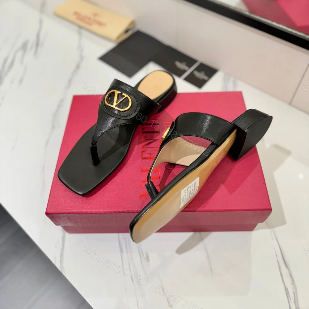 View 7 of Valentino Garavani Vlogo Signature Sandals Black