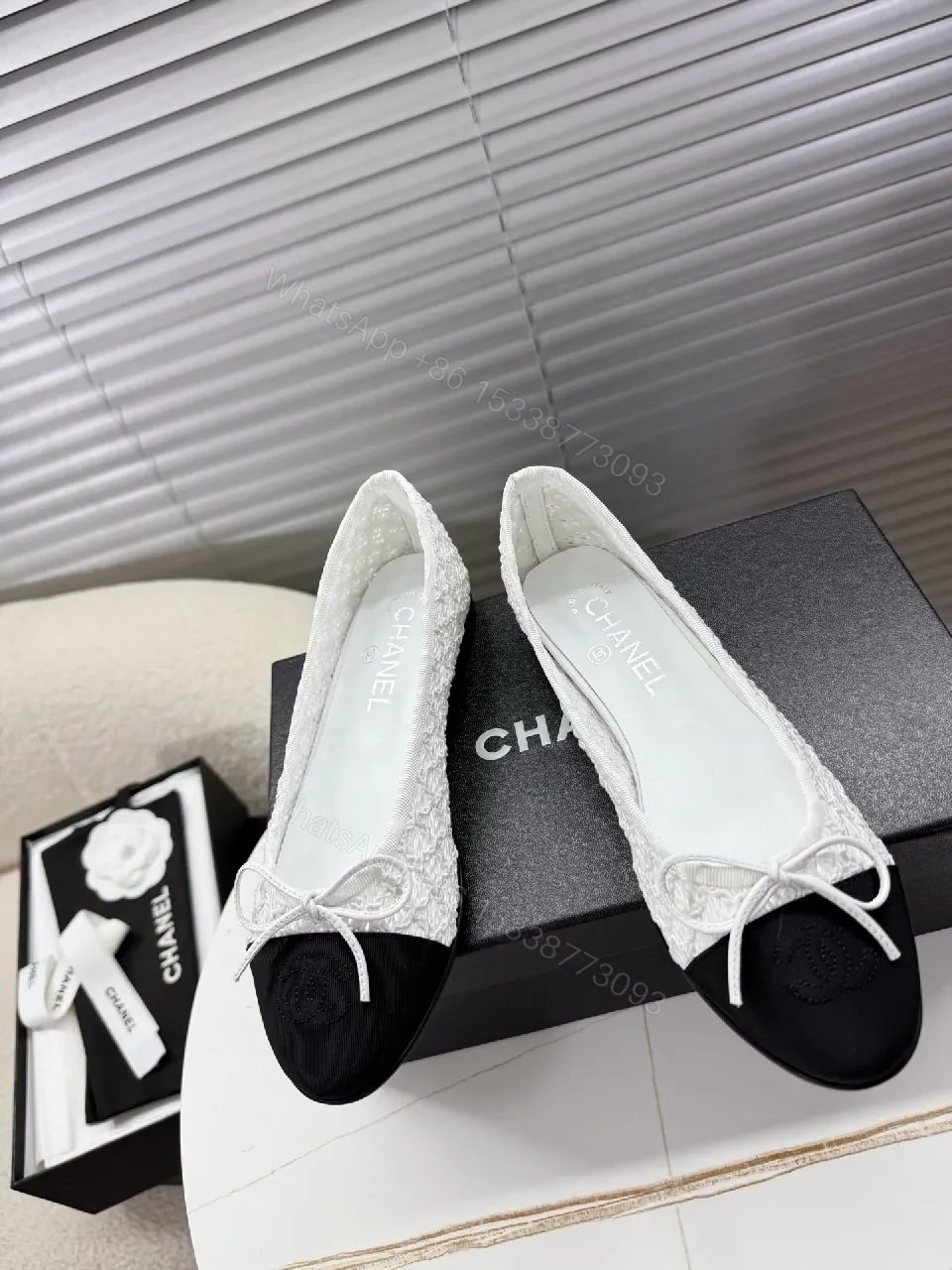 View 3 of Lace-Accent Ballet Flats: Lightweight, All-Day Comfort