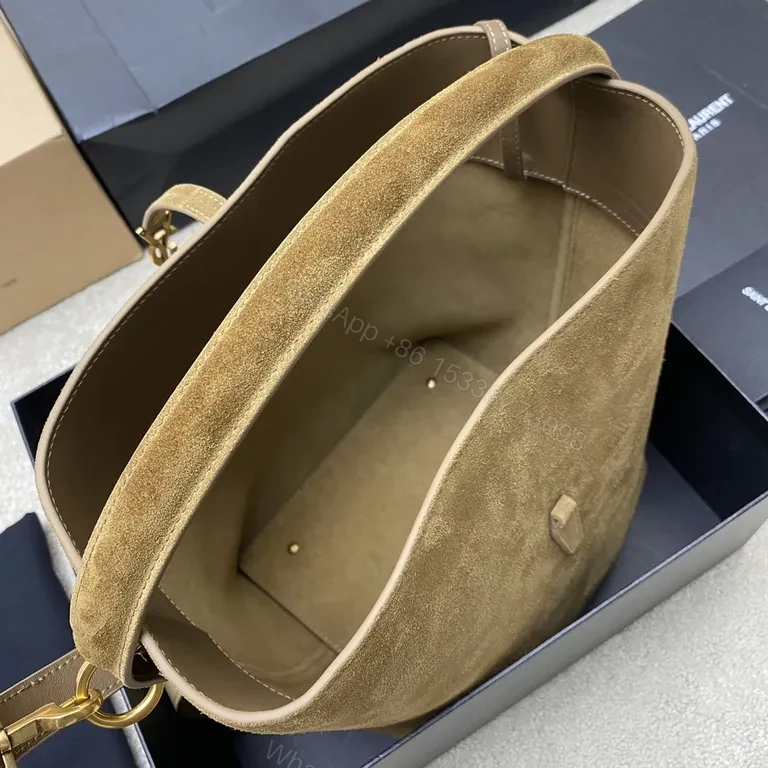View 6 of Soft Suede Tote: Designer-Driven Everyday Luxury Tote