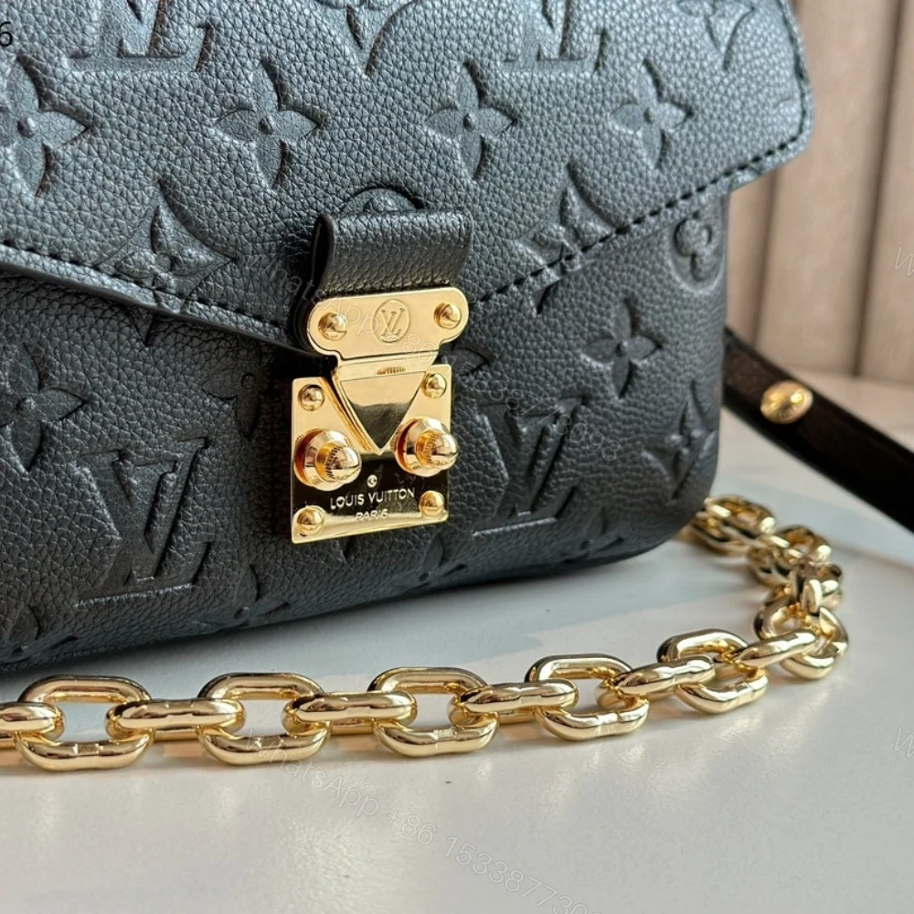 View 3 of Louis Vuitton Pochette Métis East West Bag Black 21Cm M46595
