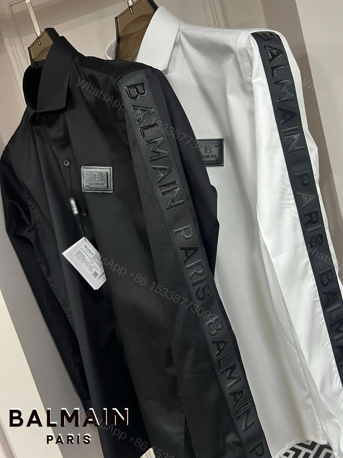 BUY FIRST COPY BALMAIN COTTON SUMMER IMPORTED SHIRTS — view 2
