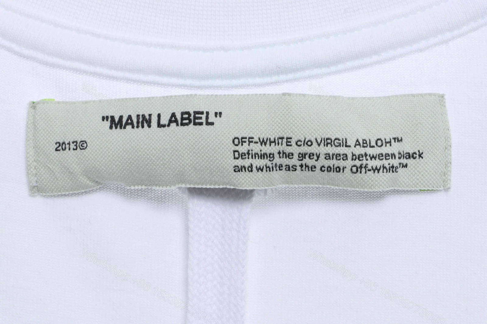 View 9 of Off-White Oil Painting Printing White T-Shirt