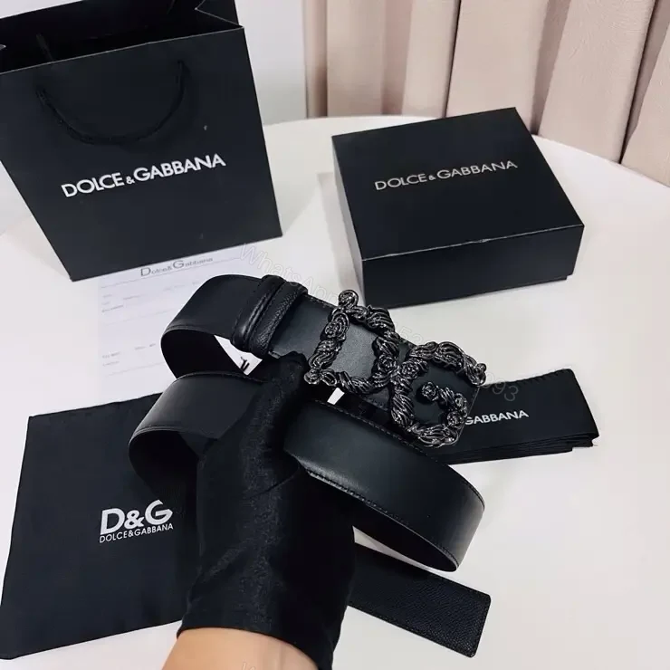 View 4 of Bold Leather Belt with Chain Detail — Luxe Designer-Inspired Accessory