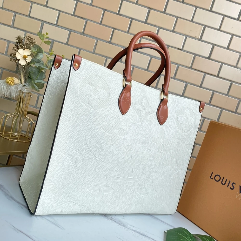 View 2 of Louis Vuitton Onthego GM White Bag 41Cm M44558
