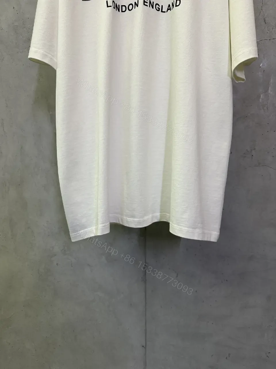 View 6 of Bold Logo Tee: Minimalist Comfort, Black Graphic White Tee