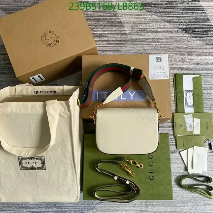 View 18 of Stylish Replica Gucci Brown Horsebit 1955 Bag 1:1 LB8635