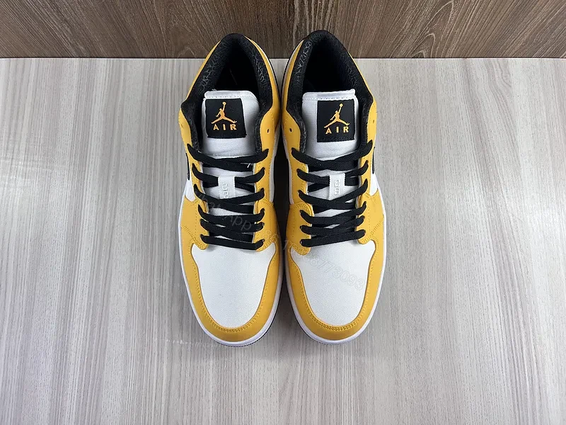 View 7 of Sunburst Yellow Leather Sneakers: High-Top Luxury Comfort