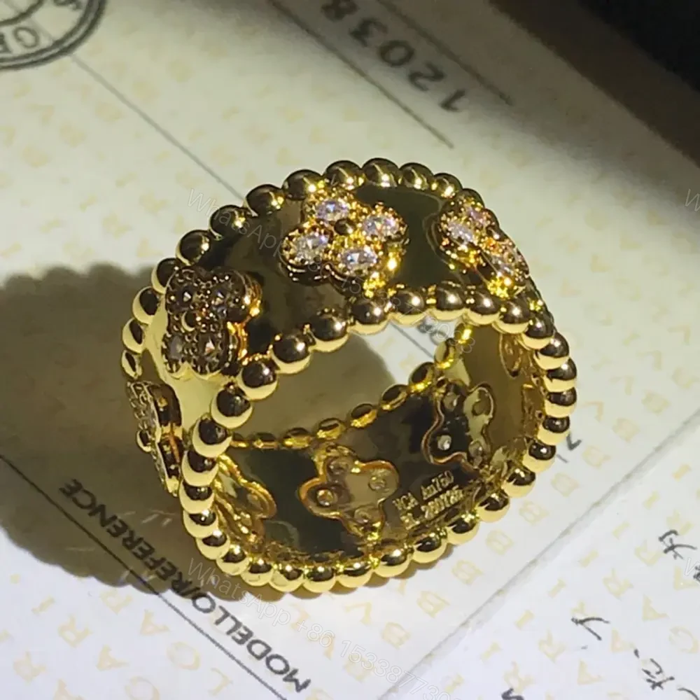 View 12 of 高仿首飾VanCleef&Arpels*RO9NC00鑲鑽萬花筒戒指黃金中號