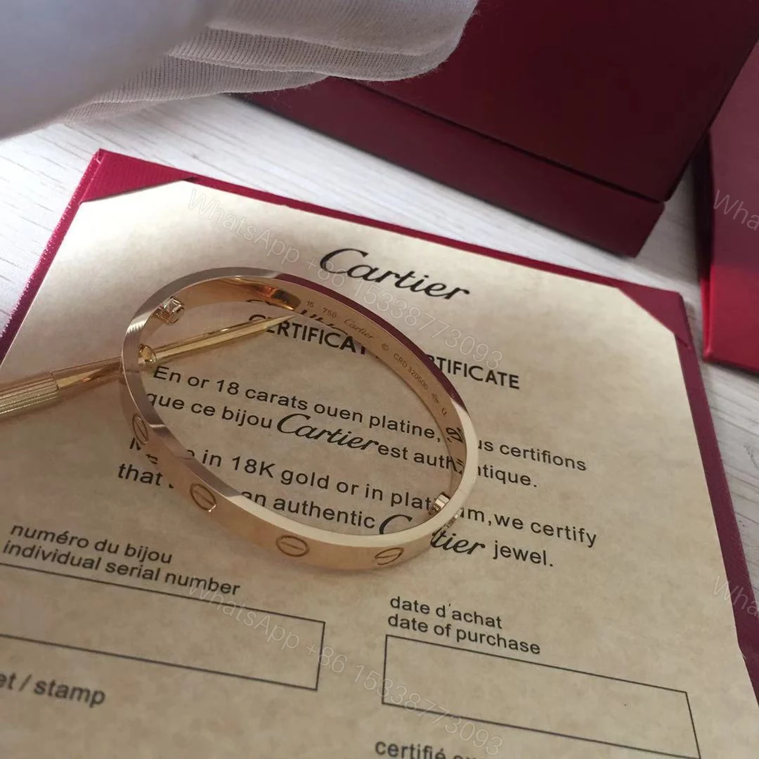 View 7 of Cheap Real 18K Yellow Gold Cartier Love Bracelet