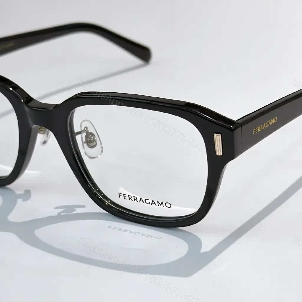 View 8 of Gray Translucent Acetate Rectangular Glasses – Ultra-Comfort, Premium Frame