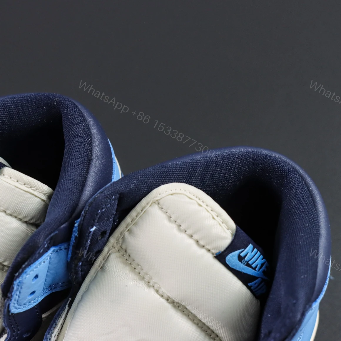 View 4 of Air Jordan 1 Retro High OG “Obsidian” Reps