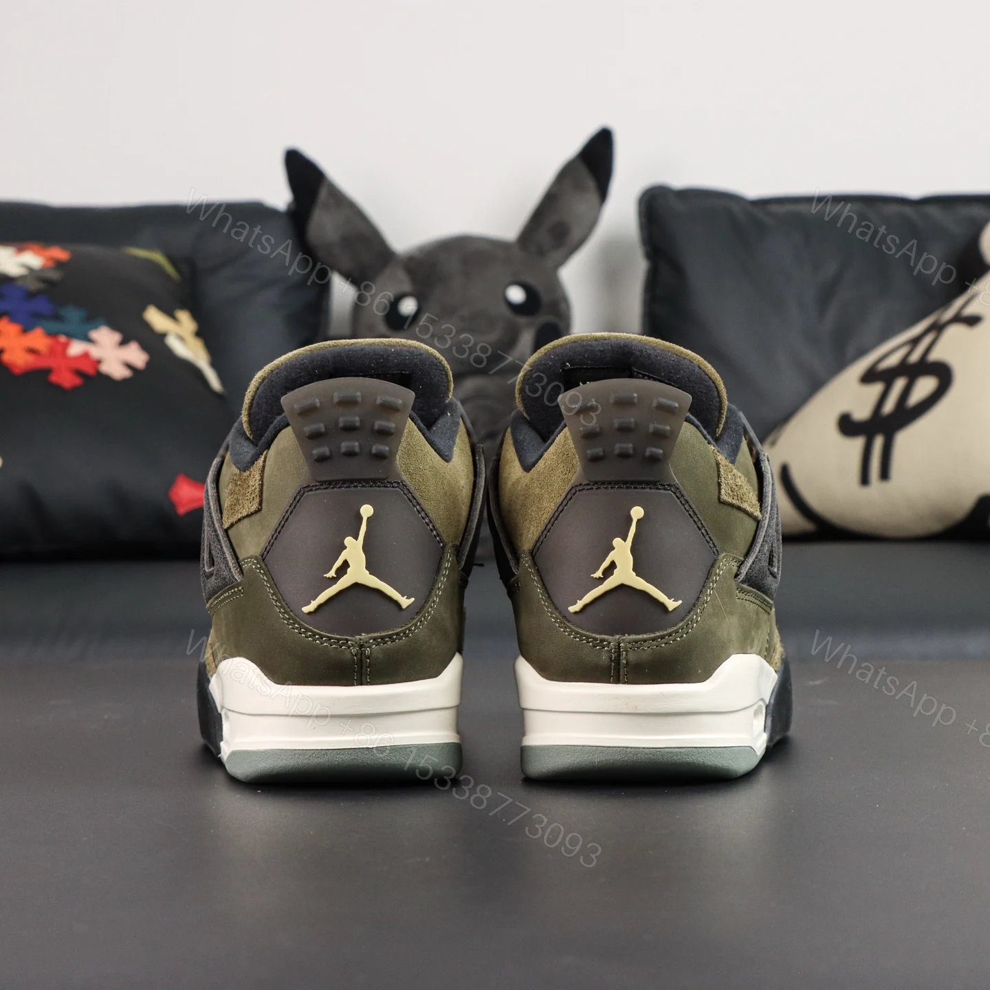 View 6 of Air Jordan 4 Retro SE Craft Medium Olive Reps