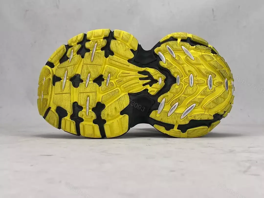 View 5 of BALENCIAGA MEN’S 10XL SNEAKER IN GREY/YELLOW – BB272