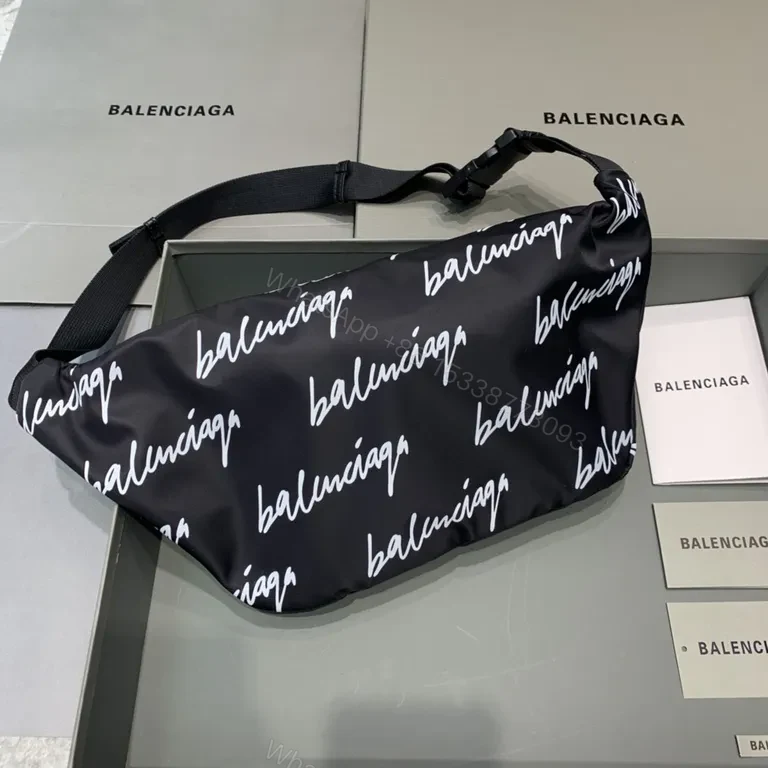View 3 of Logo Print Belt Bag: Luxe Hands-Free Streetwear Accessory