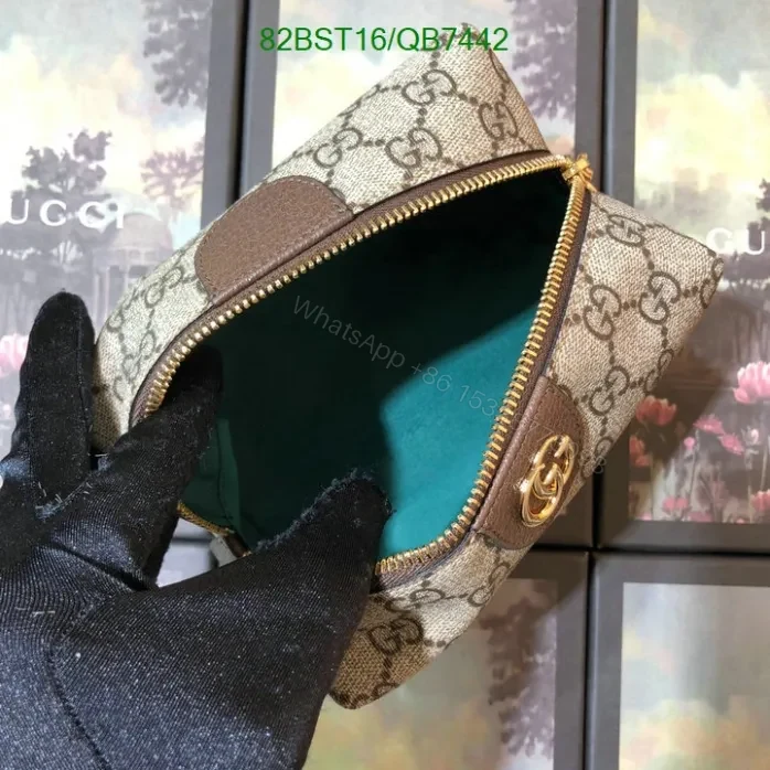 View 6 of Gucci Ophidia Cosmetic Mini Bag Dupe QB7442 – AAAA Quality