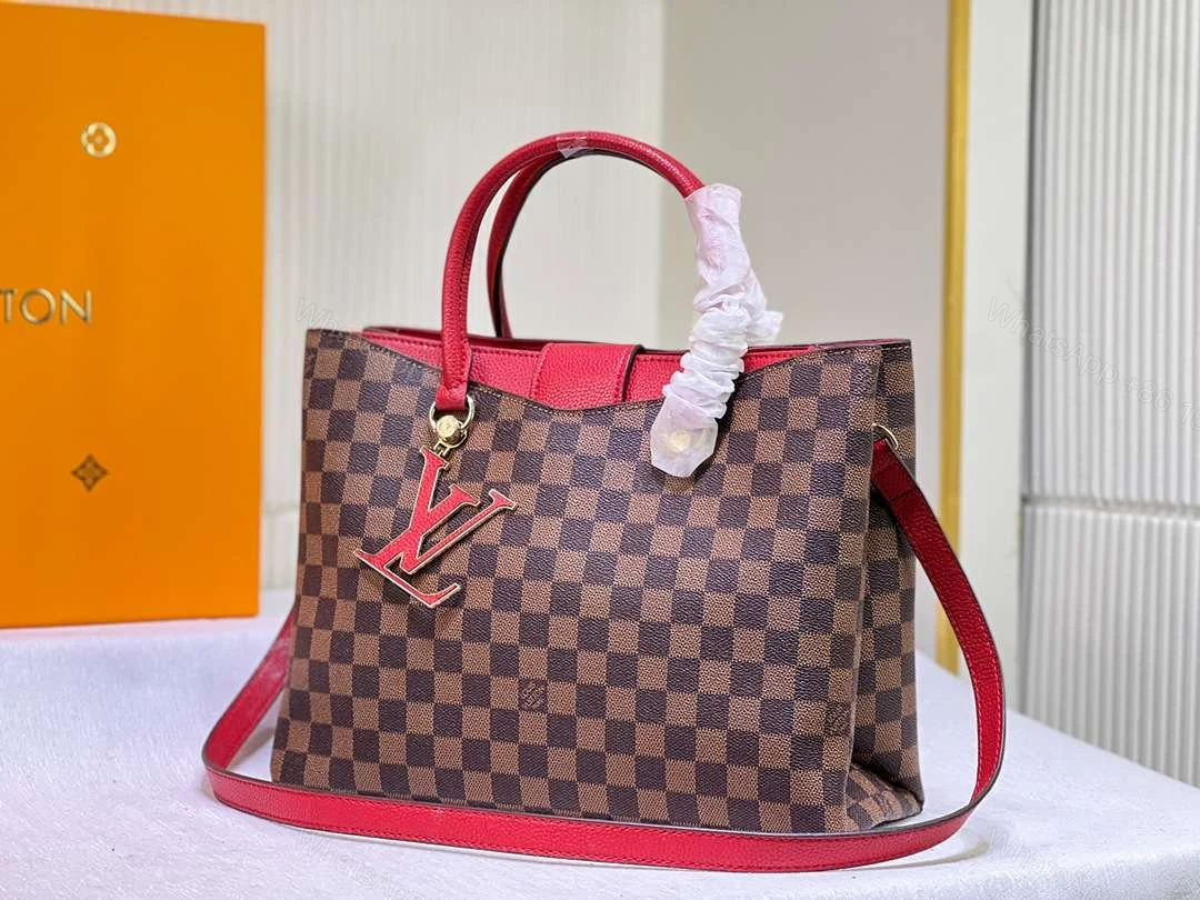 View 2 of Louis Vuitton Damier Ebene Canvas Lv Riverside Tote