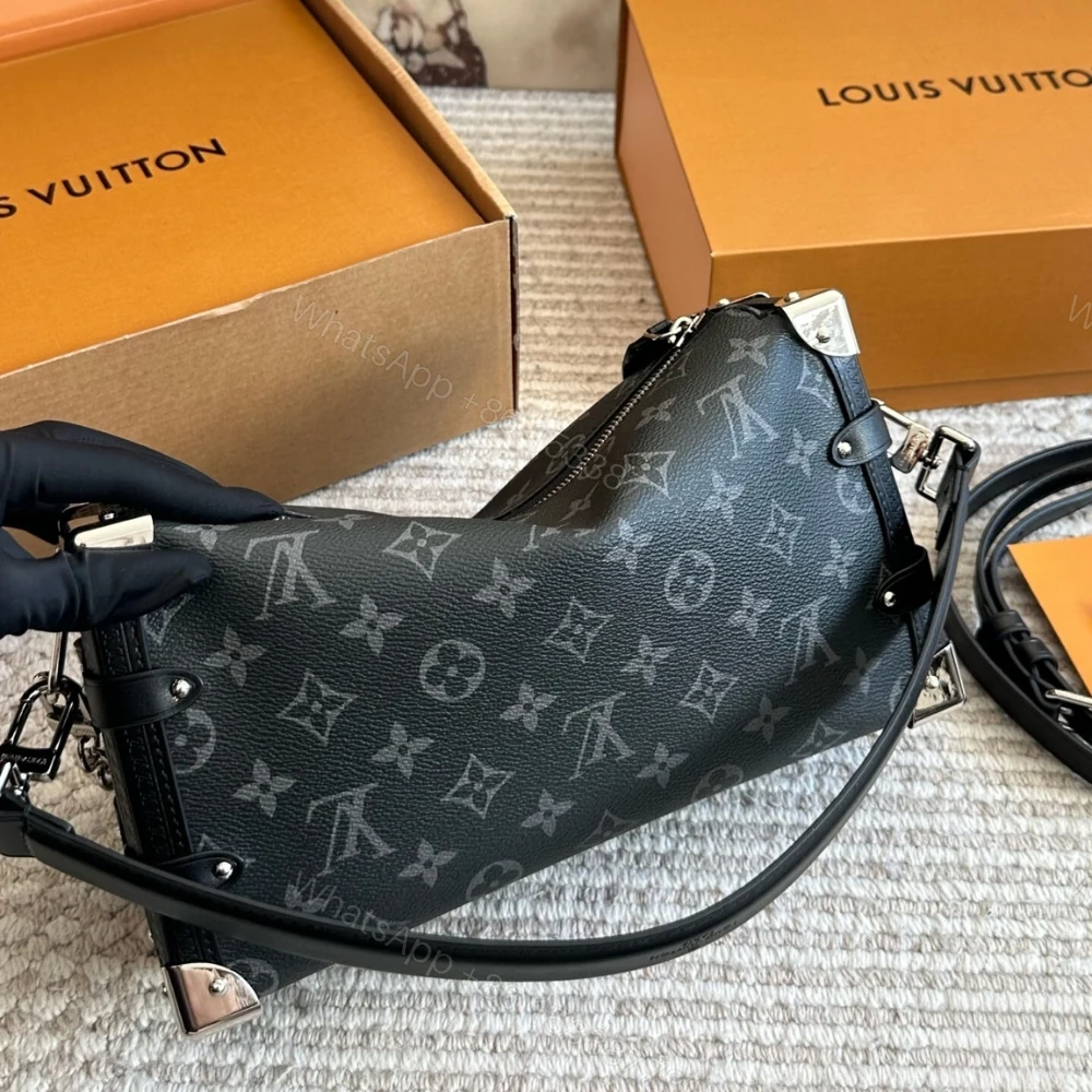 View 10 of Louis Vuitton Side Trunk MM East West Monogram Eclipse 28Cm M26226