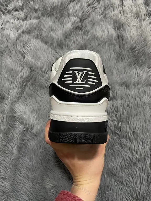 View 9 of Bold Contrast Luxe Sneaker: LV-Inspired Strap, All-Day Comfort