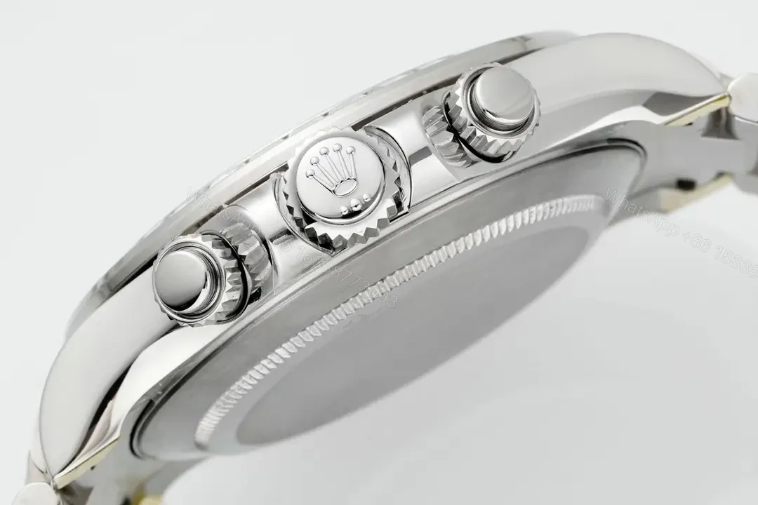 View 7 of Exquisite diamond pave daytona replica 40MM Platinum 116576TBR
