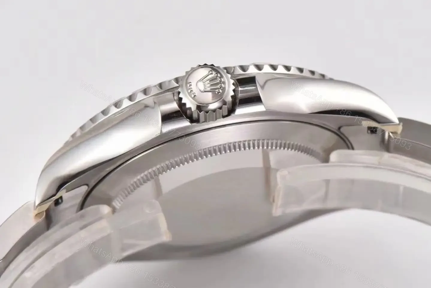View 8 of Replica ROLEX YACHT-MASTER 1 PLATINUM & STAINLESS STEEL