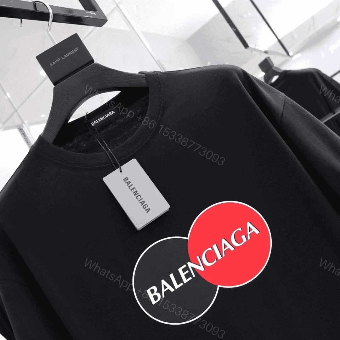 View 4 of BALENCIAGA UNIFORM LARGE FIT T-SHIRT IN BLACK VINTAGE JERSEY – BB40