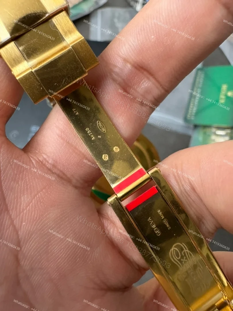 View 10 of Rolex Super Clone Watches 1:1 Gold GMT-Master II 126718GRNR Weighted Edition