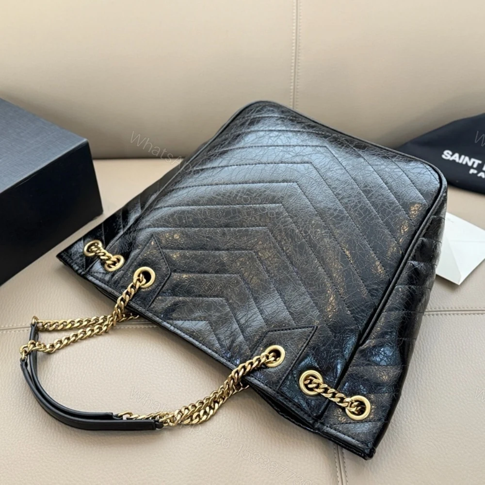 View 5 of Saint Laurent Niki Small Shopping In Vintage Black 30Cm
