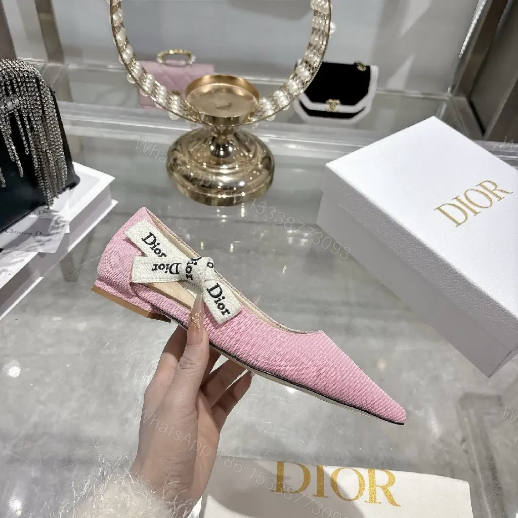 View 4 of Soft Pink Textured Slingback Heels with Logo Strap – Modern Luxe Pumps
