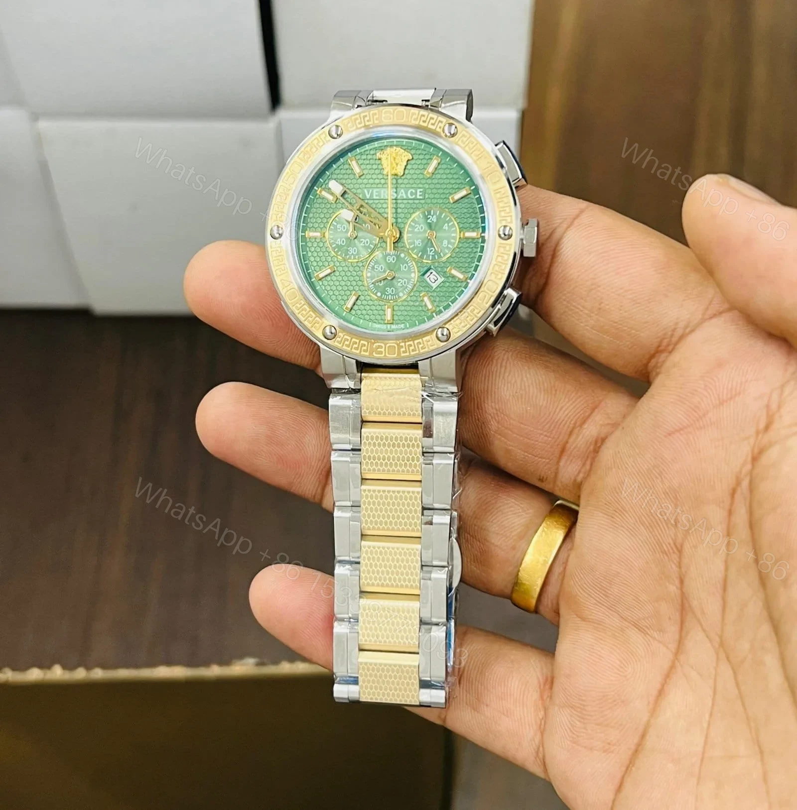 View 2 of Versace Greca Dome Chrono