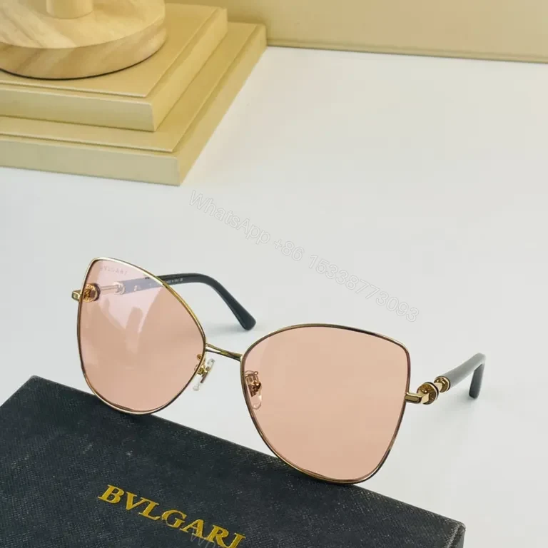 View 7 of BVLGARI Aviator Sunglasses - Luxury Metal & Acetate, 100% UV Protection