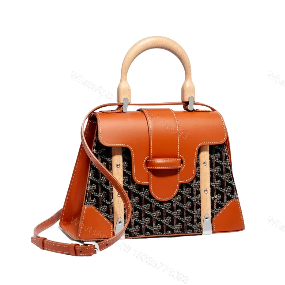 GOYARD SAIGON PM BAG BLACK & TAN 20CM — view 1
