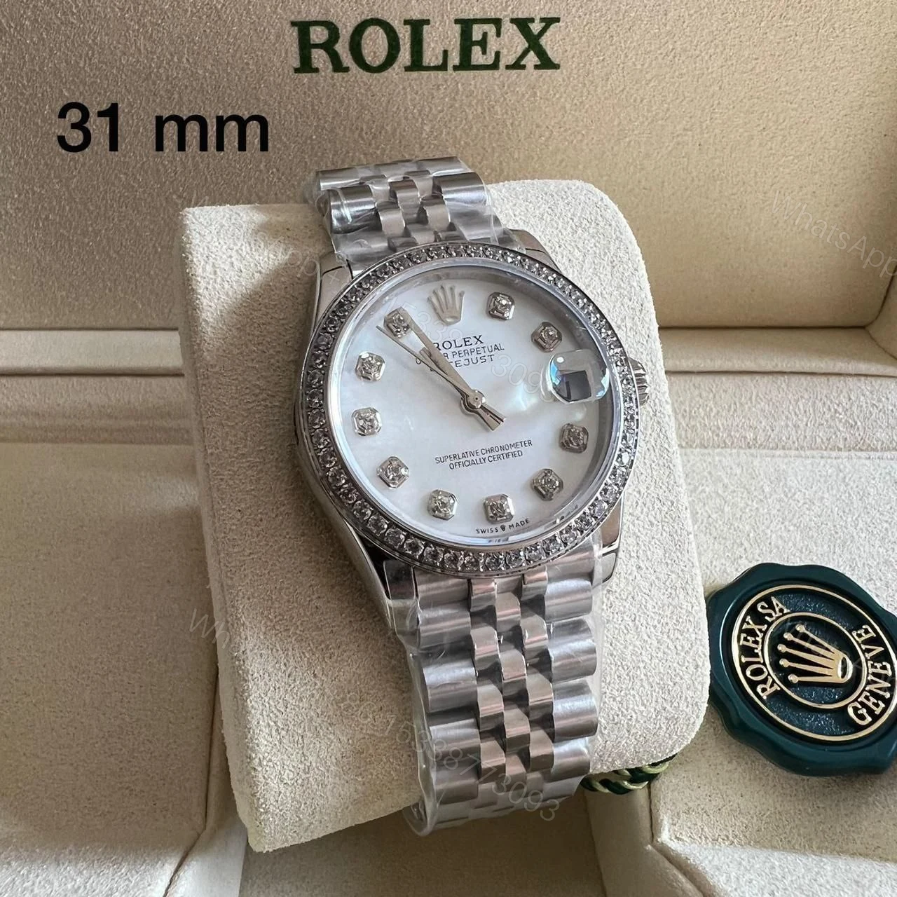 View 5 of Rolex Datejust 31 Dial Jubilee Bracelet Women’s Watch