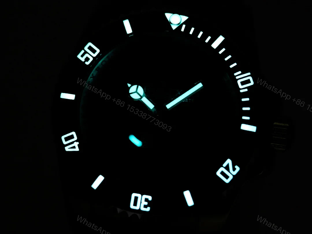 View 9 of Rolex Submariner DIW Carbon Fiber Green Dial Custom Watch 40mm Ultimate Edition RG-ROLEX-SUB-DIW-CARBON-FLOW-BLK-40