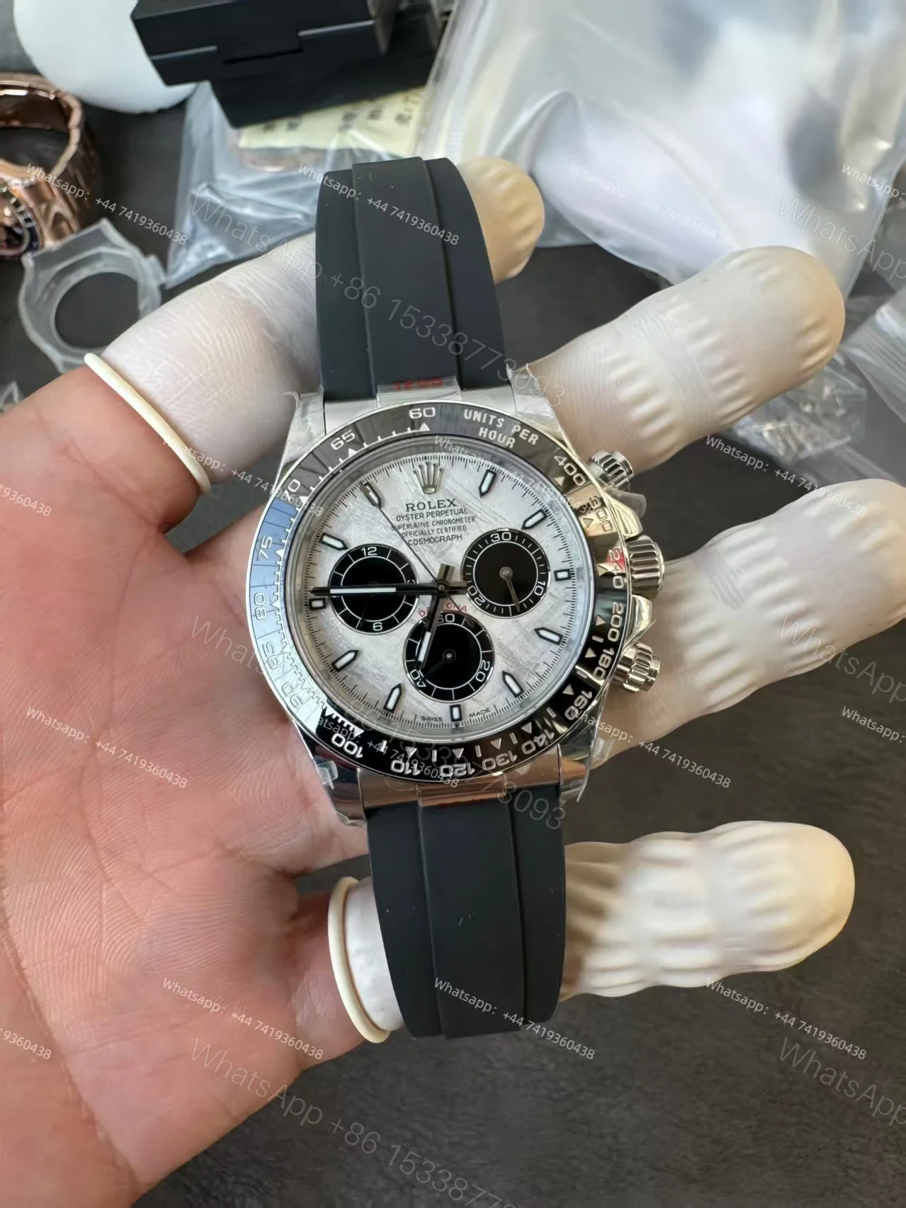 View 4 of Rolex Super Clone Daytona M126519LN-0007 Meteorite Dial 4131 Movement