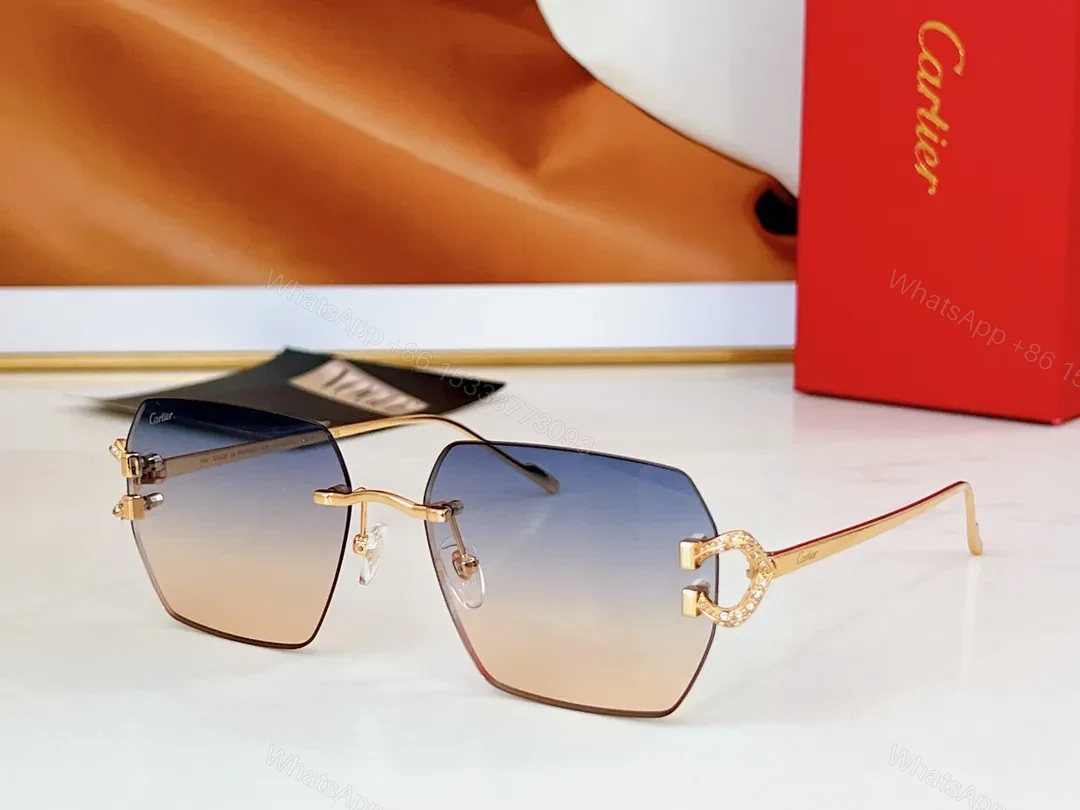 View 8 of Gradient Shield Sunglasses: Modern Gold-Tone Steel Frames, UV 400 Protection