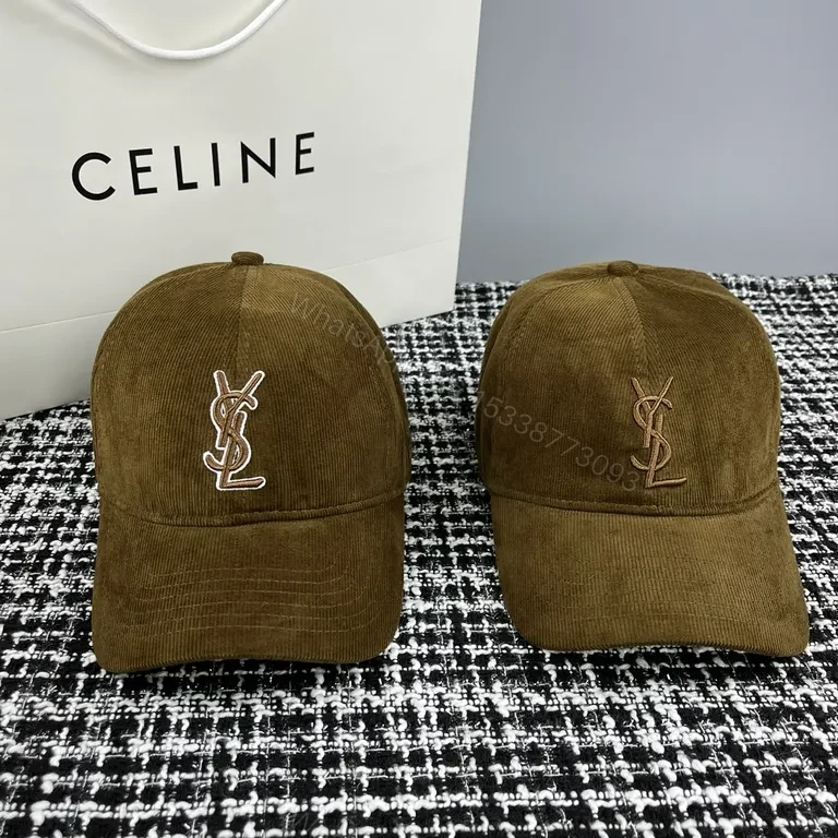 View 8 of Corduroy YSL-Inspired Cap: Subtle Luxury, All-Day Comfort