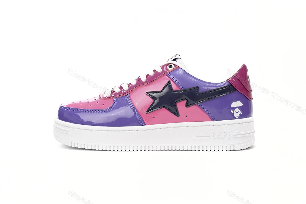 View 10 of A Bathing Ape Bape Sta Low Purple Mirror Surface 1H20 191 046